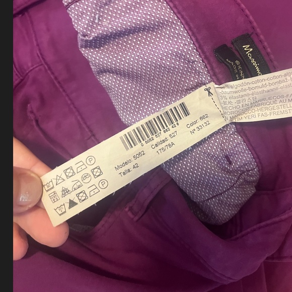 Massimo Dutti purple stretch skinny jeans EUC - Picture 6 of 8